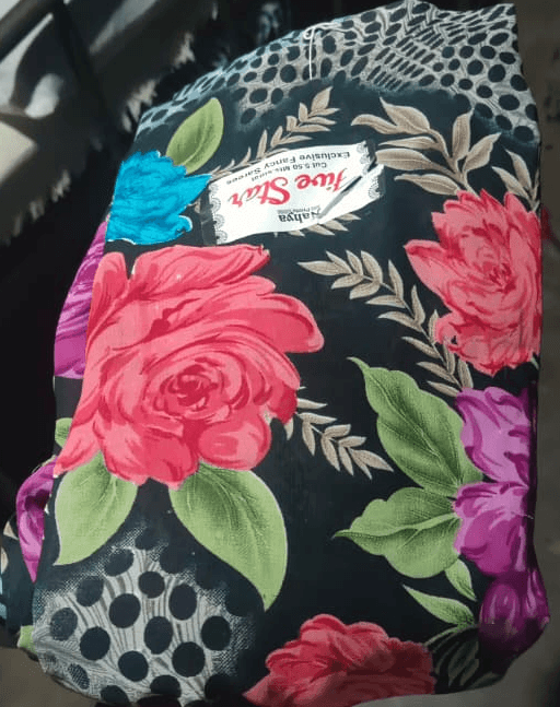 ஃபைவ் ஸ்டார் பிளாக் ஃபேன்சி புடவை (Five Star Black Fancy Saree)