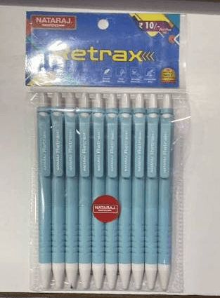 nataraj retrax pen Pack (10 Pieces) - Image 1