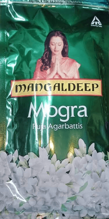 மங்கள்தீப் மொக்ரா (மல்லிகை) ஊதுபத்தி / Mangaldeep Mogra Puja Agarbattis